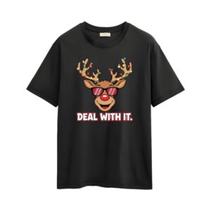 Deal With It Christmas Shirt